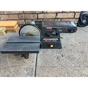Vintage Sears Craftsman 4” Motorized Belt and 6” Disc Sander Model 113.226423